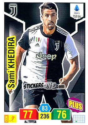 Sticker Sami Khedira - Calciatori 2019-2020. Adrenalyn XL n. 153bis - Panini