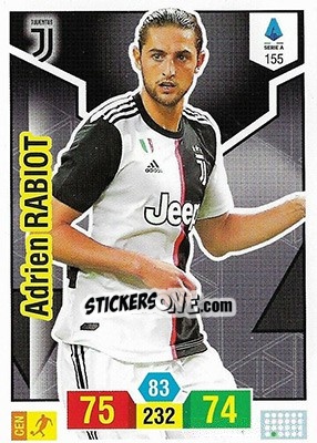 Cromo Adrien Rabiot - Calciatori 2019-2020. Adrenalyn XL - Panini