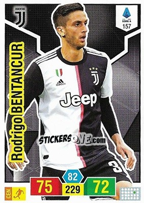 Sticker Rodrigo Bentancur - Calciatori 2019-2020. Adrenalyn XL n. 157 - Panini