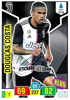 Sticker Douglas Costa - Calciatori 2019-2020. Adrenalyn XL n. 157bis - Panini