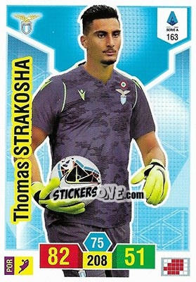 Figurina Thomas Strakosha - Calciatori 2019-2020. Adrenalyn XL - Panini