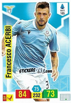 Sticker Francesco Acerbi - Calciatori 2019-2020. Adrenalyn XL n. 165 - Panini