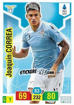 Sticker Joaquín Correa - Calciatori 2019-2020. Adrenalyn XL n. 177 - Panini