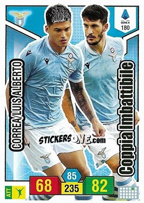 Sticker Luis Alberto / Joaquín Correa - Calciatori 2019-2020. Adrenalyn XL n. 180 - Panini
