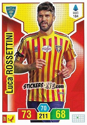 Figurina Luca Rossettini - Calciatori 2019-2020. Adrenalyn XL - Panini