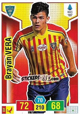 Sticker Brayan Vera - Calciatori 2019-2020. Adrenalyn XL - Panini