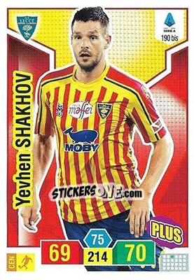 Sticker Yevhen Shakhov - Calciatori 2019-2020. Adrenalyn XL - Panini