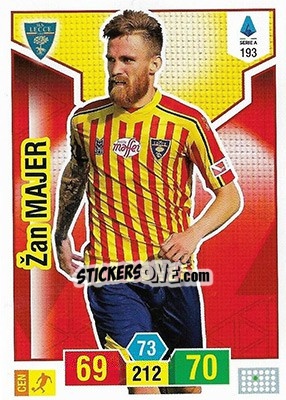 Sticker Žan Majer - Calciatori 2019-2020. Adrenalyn XL - Panini