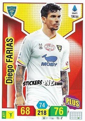 Cromo Diego Farias - Calciatori 2019-2020. Adrenalyn XL - Panini