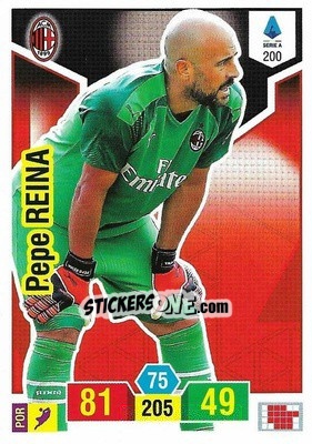 Figurina Pepe Reina - Calciatori 2019-2020. Adrenalyn XL - Panini