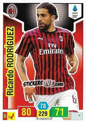 Sticker Ricardo Rodríguez - Calciatori 2019-2020. Adrenalyn XL n. 207 - Panini