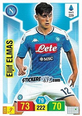 Cromo Eljif Elmas - Calciatori 2019-2020. Adrenalyn XL - Panini