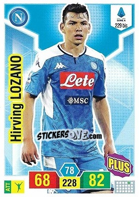 Sticker Hirving Lozano - Calciatori 2019-2020. Adrenalyn XL n. 229bis - Panini