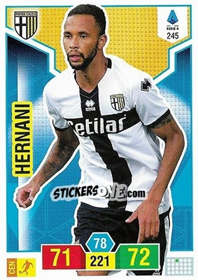 Sticker Hernani - Calciatori 2019-2020. Adrenalyn XL - Panini