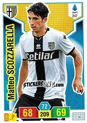 Cromo Matteo Scozzarella - Calciatori 2019-2020. Adrenalyn XL - Panini