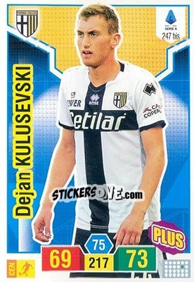 Sticker Dejan Kulusevski - Calciatori 2019-2020. Adrenalyn XL n. 247bis - Panini