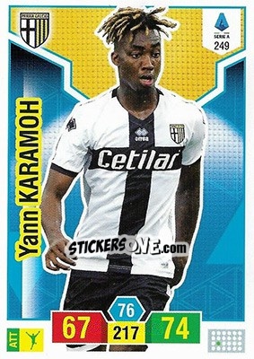 Sticker Yann Karamoh - Calciatori 2019-2020. Adrenalyn XL - Panini