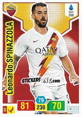 Cromo Leonardo Spinazzola - Calciatori 2019-2020. Adrenalyn XL - Panini