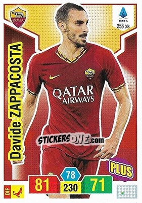 Sticker Davide Zappacosta - Calciatori 2019-2020. Adrenalyn XL - Panini