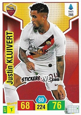 Sticker Justin Kluivert - Calciatori 2019-2020. Adrenalyn XL n. 266 - Panini