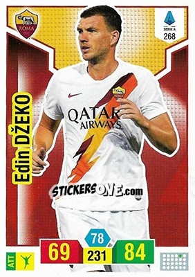 Figurina Edin Džeko - Calciatori 2019-2020. Adrenalyn XL - Panini