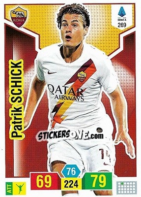 Cromo Patrik Schick - Calciatori 2019-2020. Adrenalyn XL - Panini