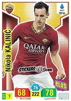Sticker Nikola Kalinic - Calciatori 2019-2020. Adrenalyn XL n. 269bis - Panini