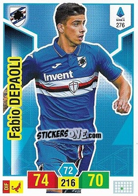 Sticker Fabio Depaoli - Calciatori 2019-2020. Adrenalyn XL - Panini