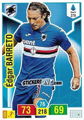 Figurina Édgar Barreto - Calciatori 2019-2020. Adrenalyn XL - Panini