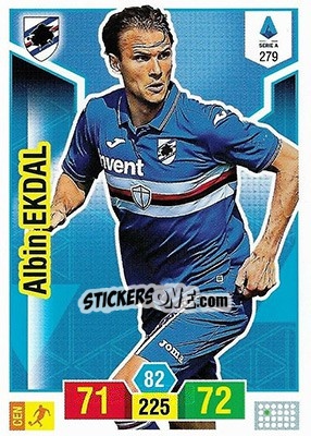 Cromo Albin Ekdal - Calciatori 2019-2020. Adrenalyn XL - Panini