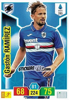 Sticker Gastón Ramírez - Calciatori 2019-2020. Adrenalyn XL n. 283 - Panini