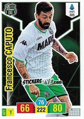 Figurina Francesco Caputo - Calciatori 2019-2020. Adrenalyn XL - Panini