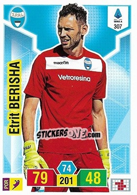 Figurina Etrit Berisha - Calciatori 2019-2020. Adrenalyn XL - Panini