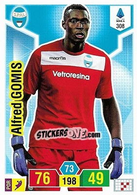 Sticker Alfred Gomis - Calciatori 2019-2020. Adrenalyn XL n. 308 - Panini