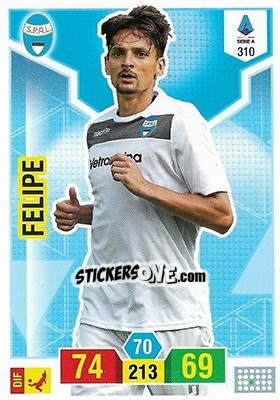 Figurina Felipe - Calciatori 2019-2020. Adrenalyn XL - Panini