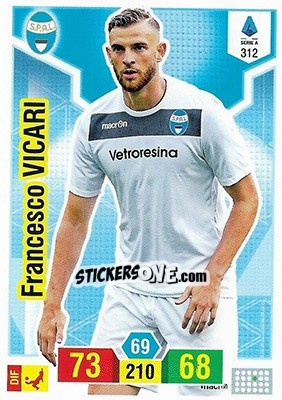 Cromo Francesco Vicari - Calciatori 2019-2020. Adrenalyn XL - Panini