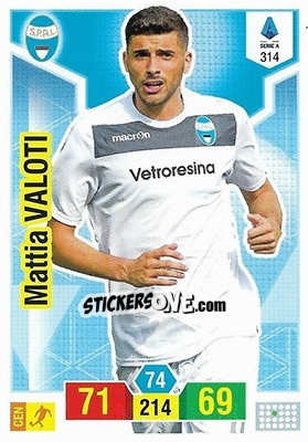 Figurina Mattia Valoti - Calciatori 2019-2020. Adrenalyn XL - Panini