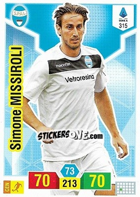 Sticker Simone Missiroli - Calciatori 2019-2020. Adrenalyn XL - Panini