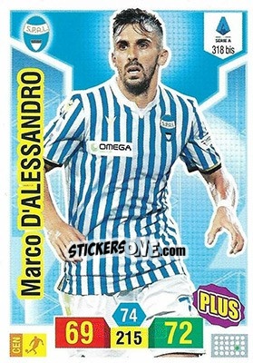 Sticker Marco D'Alessandro - Calciatori 2019-2020. Adrenalyn XL - Panini