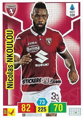 Cromo Nicolas Nkoulou - Calciatori 2019-2020. Adrenalyn XL - Panini