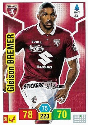 Sticker Gleison Bremer - Calciatori 2019-2020. Adrenalyn XL - Panini