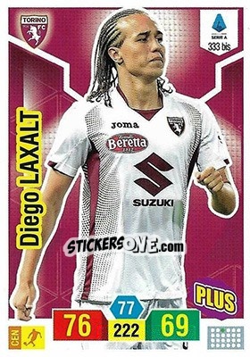 Sticker Diego Laxalt - Calciatori 2019-2020. Adrenalyn XL n. 333bis - Panini