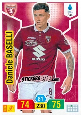 Figurina Daniele Baselli - Calciatori 2019-2020. Adrenalyn XL - Panini