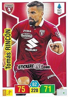 Sticker Tomás Rincón - Calciatori 2019-2020. Adrenalyn XL n. 337 - Panini