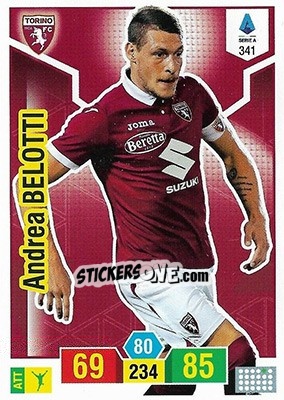 Sticker Andrea Belotti - Calciatori 2019-2020. Adrenalyn XL n. 341 - Panini