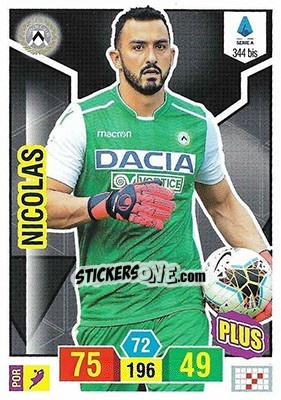 Cromo Nicolas - Calciatori 2019-2020. Adrenalyn XL - Panini