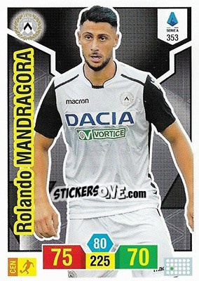 Figurina Rolando Mandragora - Calciatori 2019-2020. Adrenalyn XL - Panini