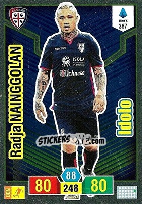 Sticker Radja Nainggolan - Calciatori 2019-2020. Adrenalyn XL n. 367 - Panini