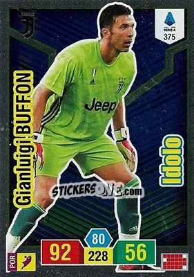 Sticker Gianluigi Buffon - Calciatori 2019-2020. Adrenalyn XL n. 375 - Panini