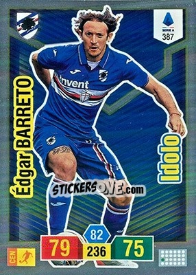 Figurina Édgar Barreto - Calciatori 2019-2020. Adrenalyn XL - Panini